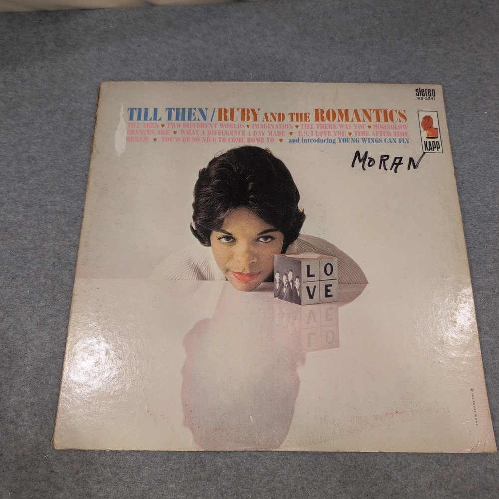 Ruby and the Romantics Till Then Vinyl LP Kapp Records KS-3341 Stereo 1963